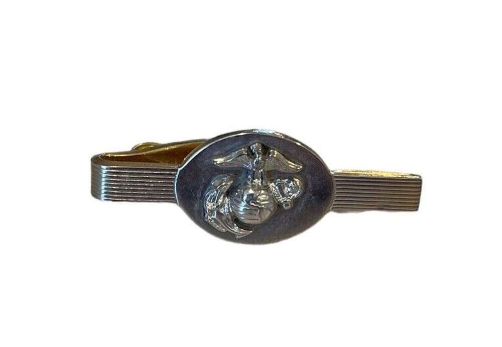 Vintage United States Marine Corps Tie Clip Bar Clasp USED